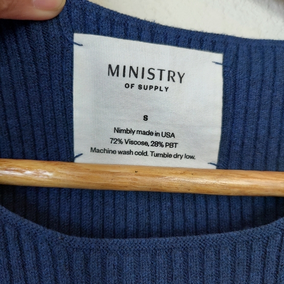 Ministry of Supply Ribbed Knit Sweater‎ Dress Small - Picture 3 of 7